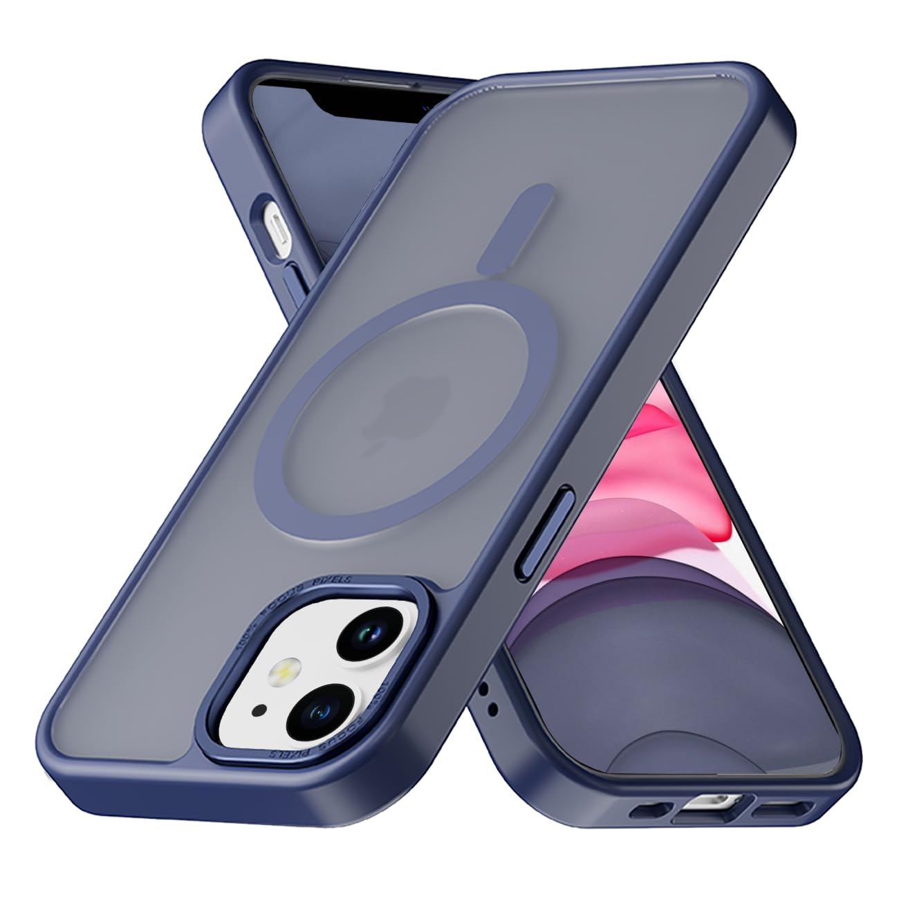 PinLiSheng for iPhone 17 Pro Max Case， Compatible with MagSafe, Shockproof Military-Grade Protection, Scratch-Resistant Back, Anti-Yellowing，Magnetic Phone Case for iPhone 17 Pro Max, Clear WN420
