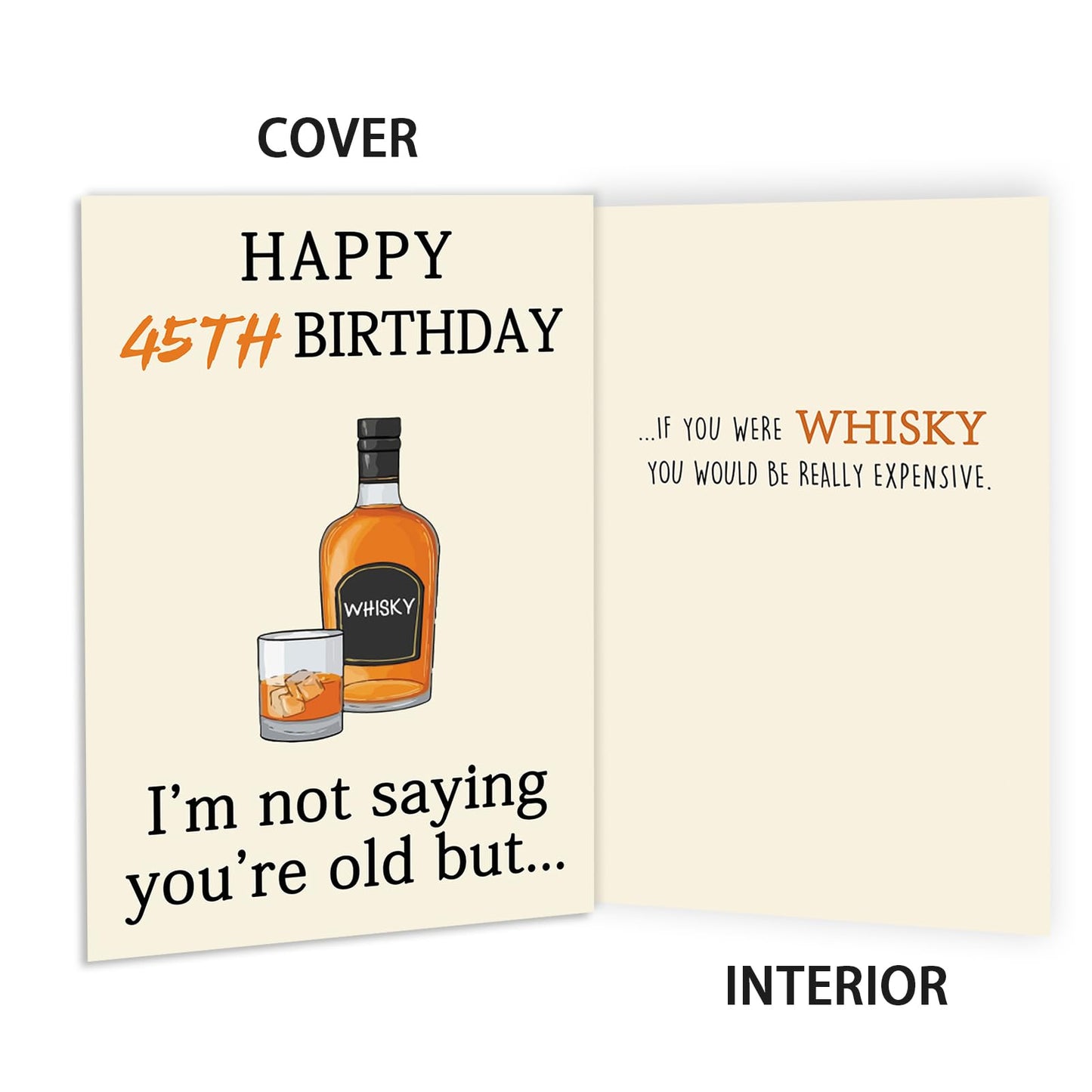Funny 41st Birthday Card, Best 41st Birthday Gifts Women Men, Unique 41st Birthday Decorations for Him Her, Happy 41 Year Old Bday Card Gifts for Husband Wife WN420