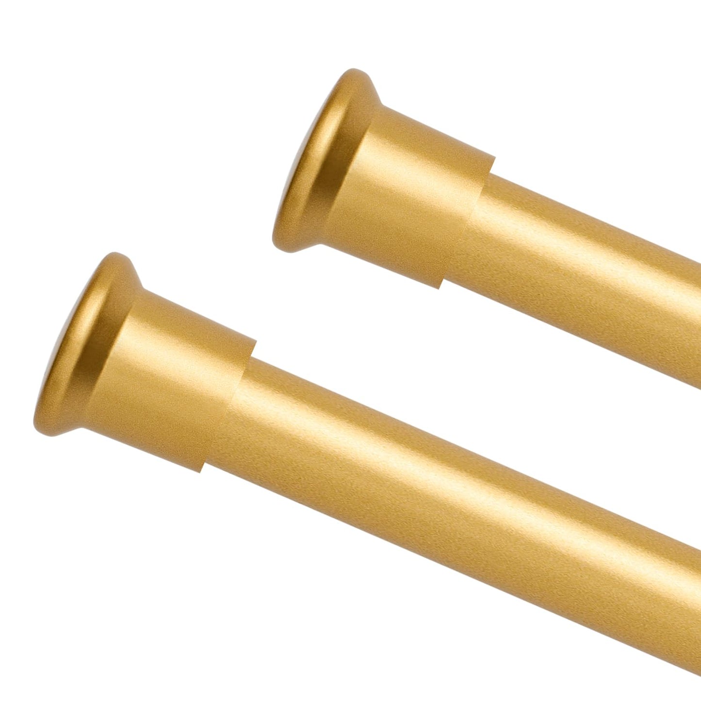 Curtain Rods for Windows 30 to 55 inches,Adjustable Curtain Rods,Easy Install，Black BST220