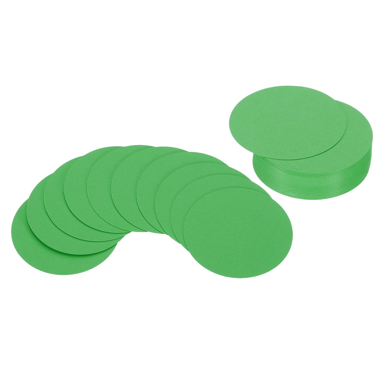 PATIKIL 4inch Circle Card Stock, 50Pcs Round Shape Cutouts Paper Thick Cardstock Coaster for DIY Craft Projects Classroom Bulletin Board Decor, Sky Blue BST326L
