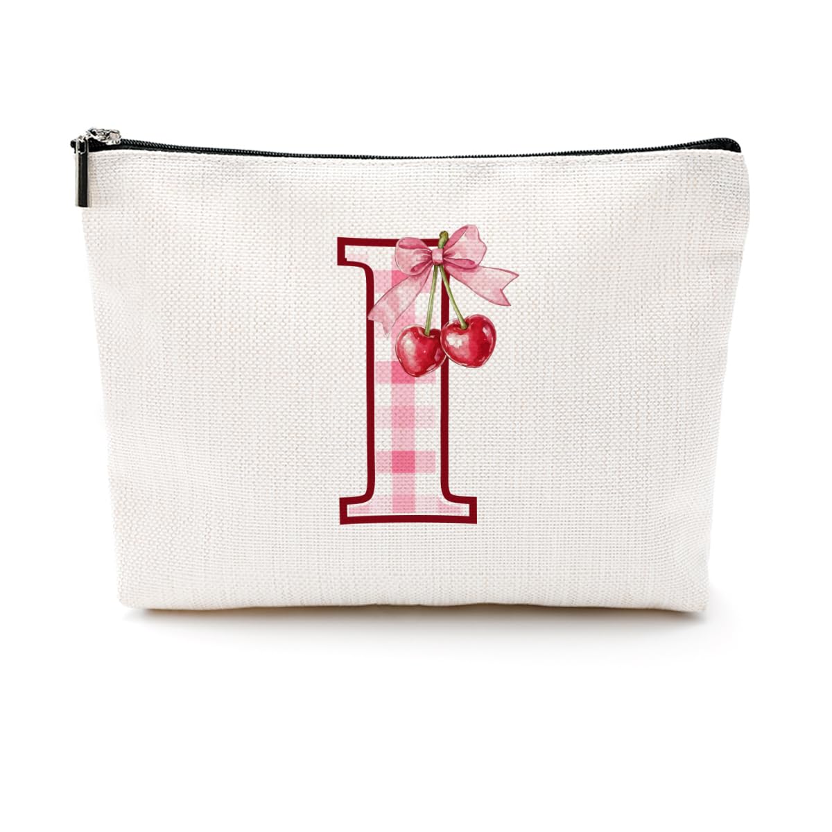 Soccer Gifts Initial Makeup Bag Soccer Girl Gifts Cosmetic Bag Letter D | Monogrammed Zipper Pouch Soccer Accessories for Girls Women Player Coaches Friend Graduation Birthday Gifts BST202