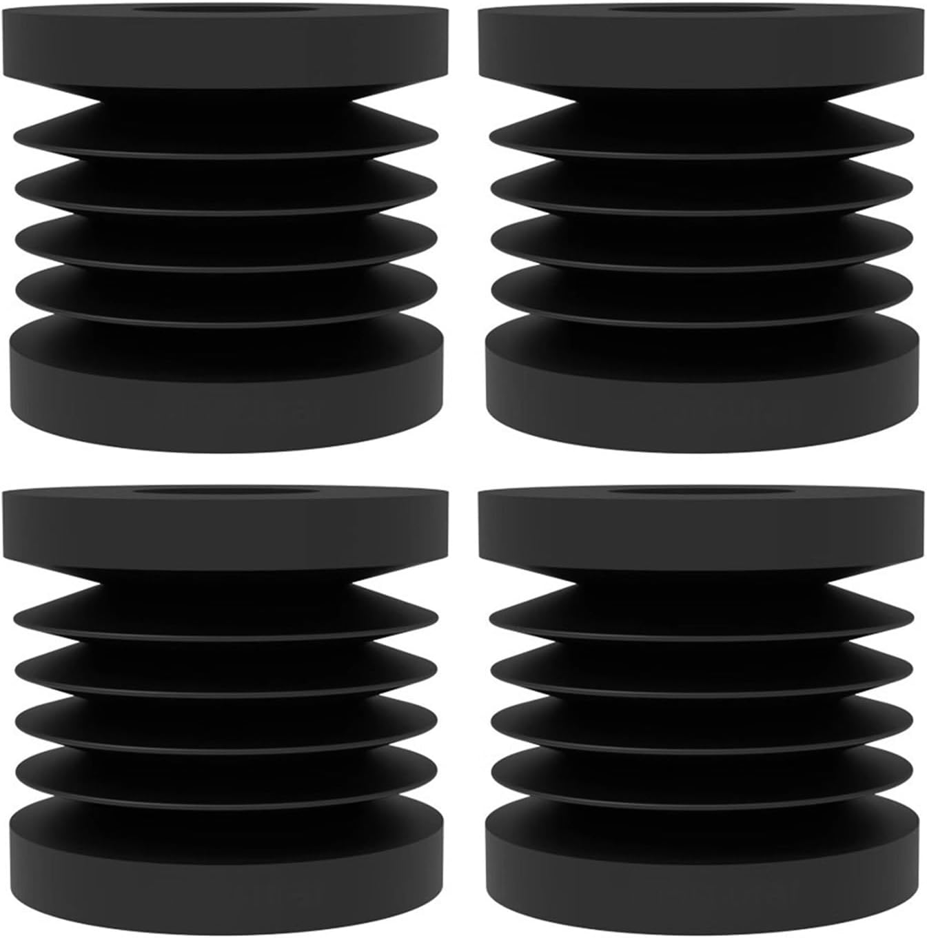 LIANXUE 3D Printer Anti Vibration Feet for Bambu Lab X1 Series and P1P Universal Rubber Foot Anti-Slip Rubber Shock Pad Silicone BST220