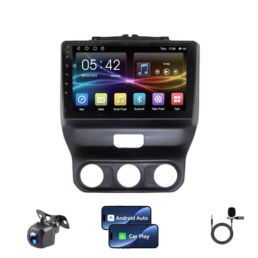 4+64G Car Radio for Dodge Ram 9 inch Touch Screen 2019 2020 2021 2022 2023 2024 Stereo,Wireless Carplay/WiFi/Bluetooth/EQ Audio/Andriod Auto/AM/FM/Navigation/AHD Camera