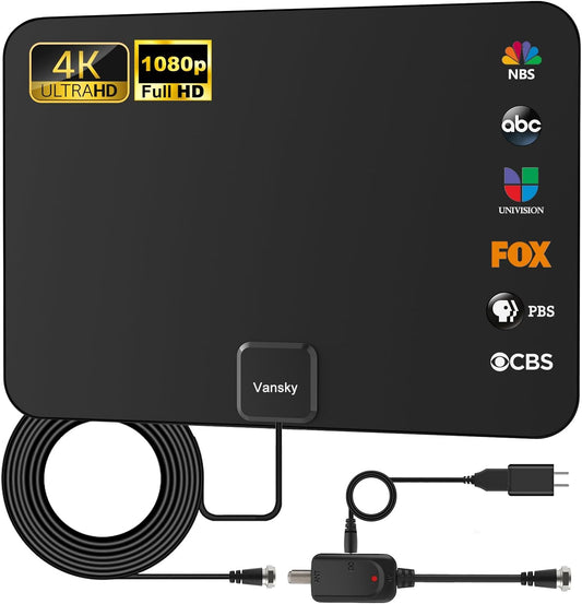 TV Antenna Indoor, Digital Amplified Indoor HDTV Antenna 36