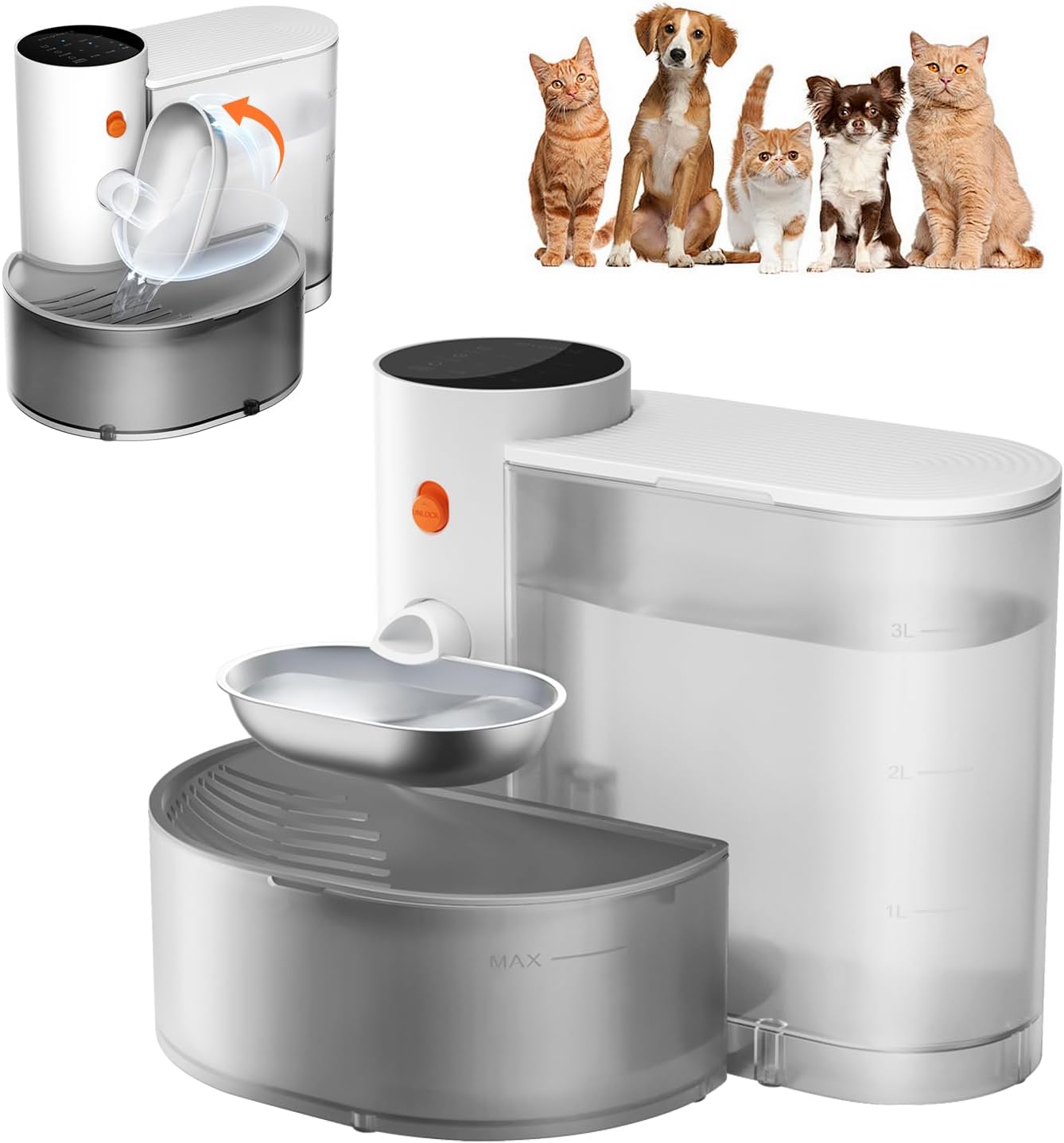 Petgravity Smart Self-Refill Pet Water Fountain 87