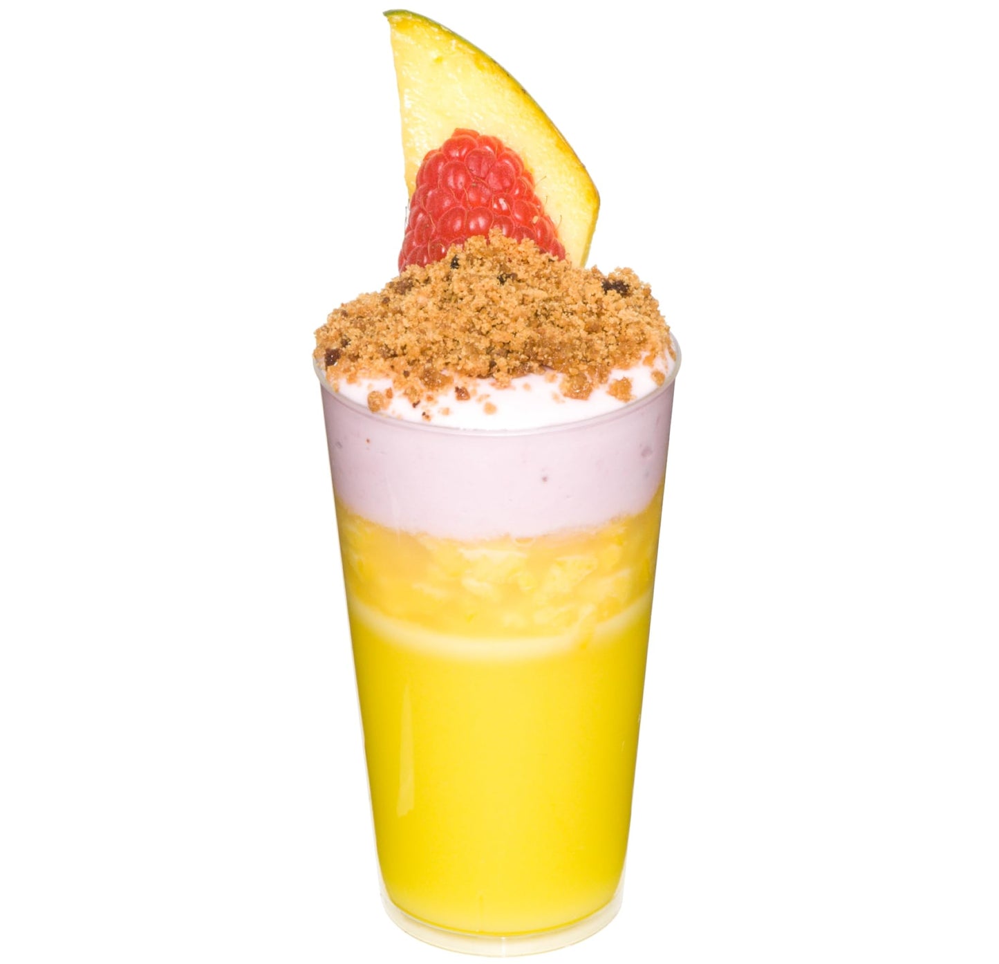 DLux 100 x 3 oz Mini Dessert Cups with Spoons, Shooter - Clear Plastic Parfait Appetizer Cup - Small Reusable Shooter Glass for Tasting Party Shooters Desserts Appetizers - With Recipe Ebook BST220