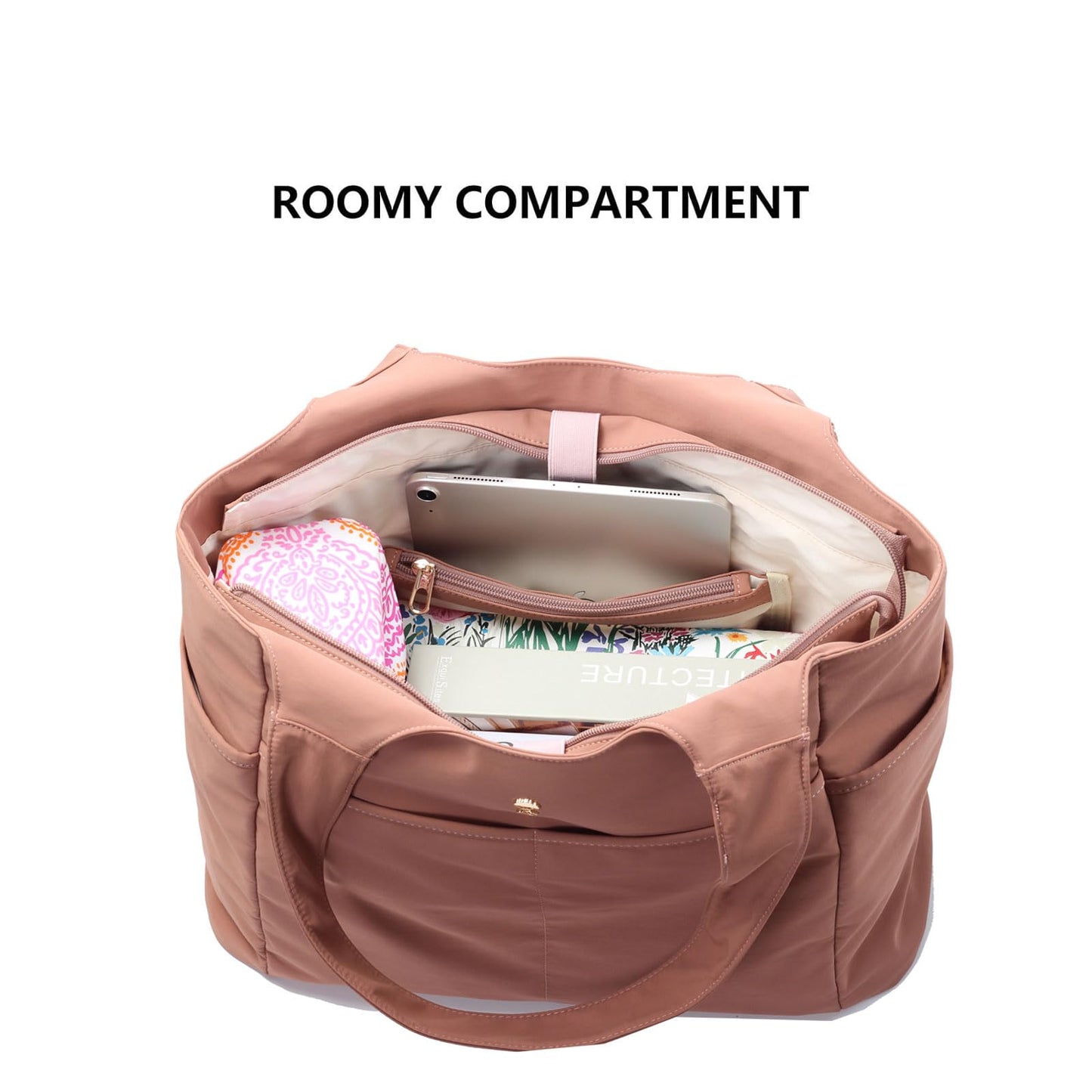 ESVAN Yoga Tote Bag Mat bag Women Shoulder Bags Carryall Tote for Travel Office Workout Gym Nurse Beach BST326H
