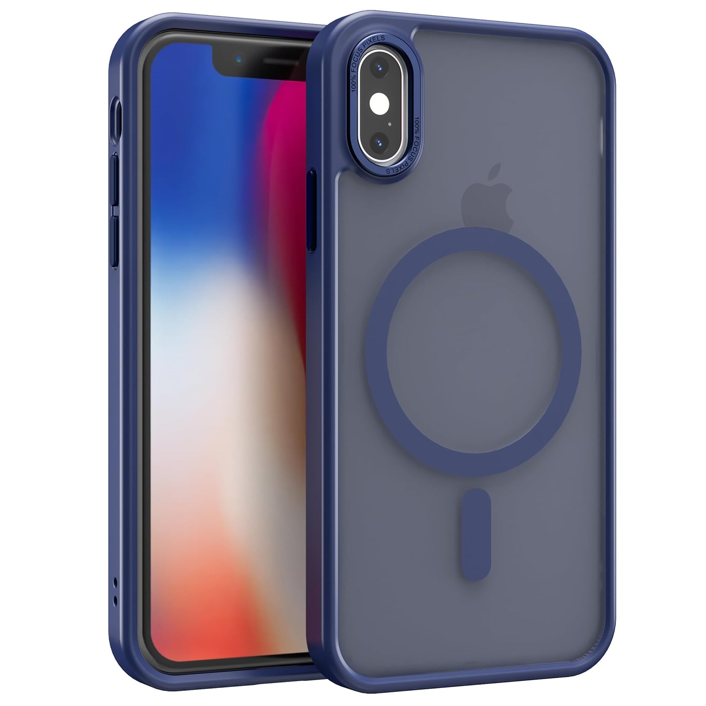 Magnetic for iPhone 17 Air Phone Case, [Compatible with MagSafe], Screen Protector X1, [Military Grade Drop Protection],Matte Finish,Slim,Shockproof,Protective (Black, iPhone 17 AIR) WN420