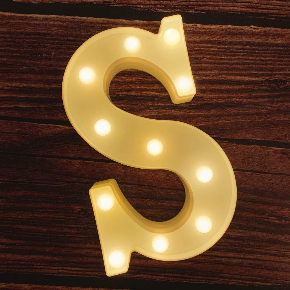 MUMUXI Marquee Light Up Letters | Large Light Up Numbers | Battery Powered and Bright with Every Letter of the Alphabet | For Wedding, Birthday, Party, Celebration, Christmas or Home Decoration (0) BST220
