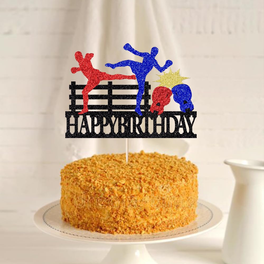 Music Happy Birthday Cake Topper，Roll Music Cake Decor Hip Hop Dancing Ball Cake Decorations，Guitar Note Birthday Party Supplies BST220