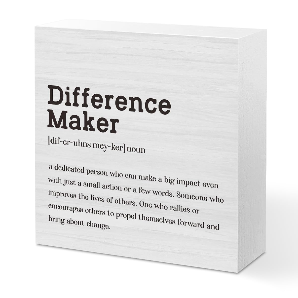 Inspirational Motivational Gifts Employee Appreciation Gifts Wood Box Sign | Daily Affirmations for Women, Little Reminders You are Enough Wooden Box Desk Decorative Sign for Office Desk Table Shelf BST202