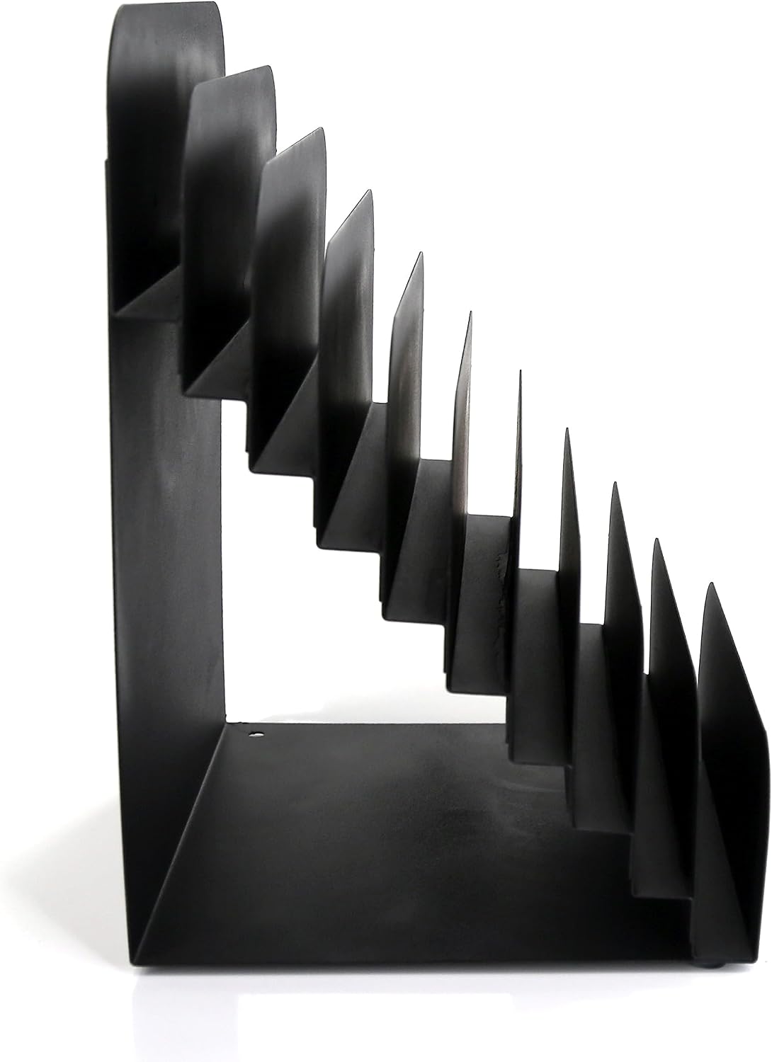 Huron Pad Rack Slant 10 Slot, Black Commercial Grade Steel BST220