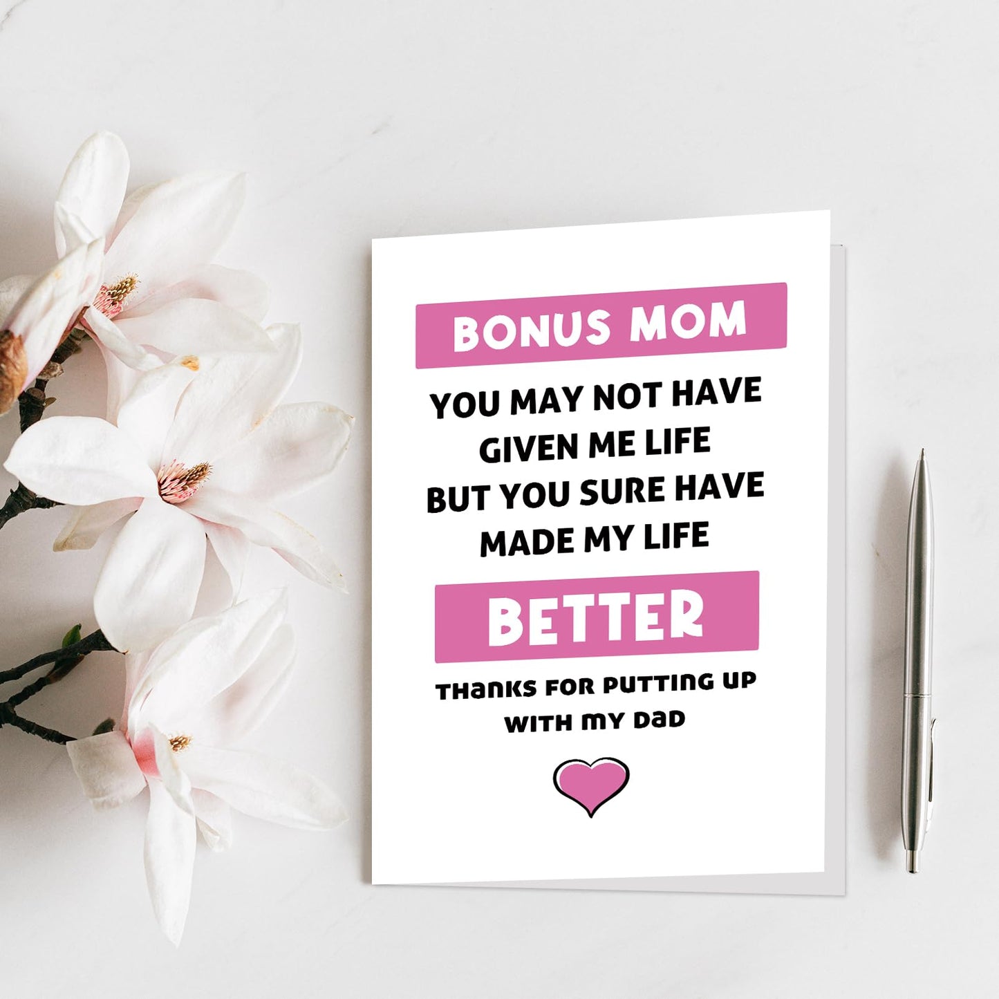 Qiliji Mother's Day Card for Wife, Wife Mothers Day Card from Husband, Happy Mother's Day Card to My Amazing Wife, It Means A Lot To Me How Much You Love Our Family And Take Care Of Us WN420