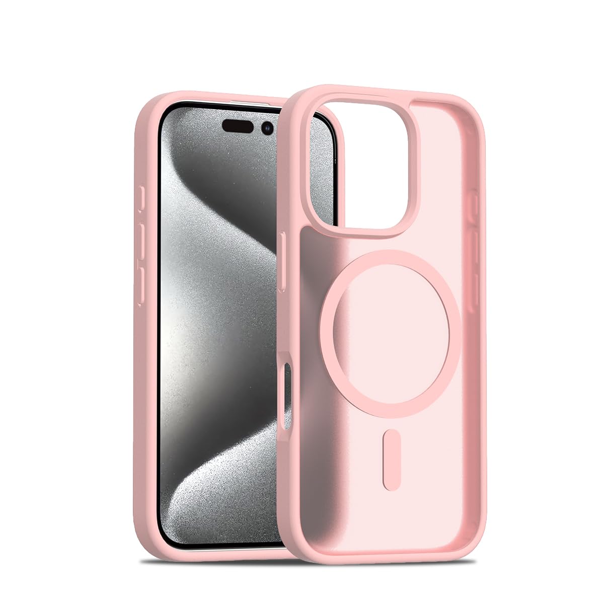 Magnetic for iPhone 17 Air Phone Case, [Compatible with MagSafe], Screen Protector X1, [Military Grade Drop Protection],Matte Finish,Slim,Shockproof,Protective (Black, iPhone 17 AIR) WN420