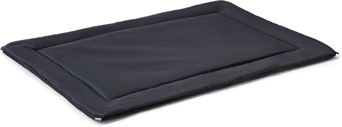 PELZIN Cybarmour Chew Proof Dog Crate Pad - Outdoor Indestructible Dog Bed - Tough - Potable - Machine Washable - Water & Dirt-Resistant - Jumbo Breeds & Fits 54-Inch Crate - 53"x35", Black WN420