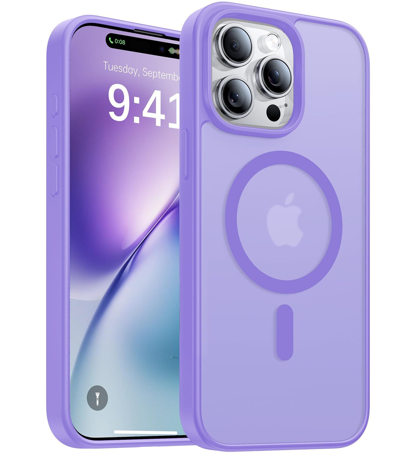 Magnetic for iPhone 17 Pro Max Case,[Anti-Slip][Compatible with MagSafe][Military Grade Drop Protection] Shockproof Protective Translucent Phone Case for iPhone 17 Pro Max Case,Wine Red WN420