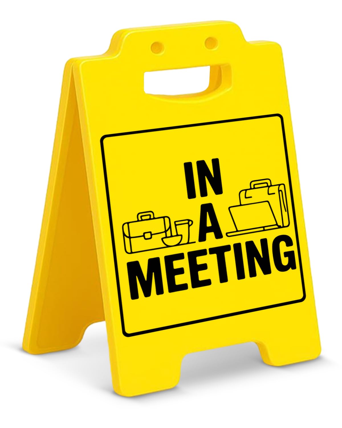 Funny Team Office Desk Decorative Sign If You See Me Talking to Myself We're Having a Team Meeting Desk Sign for Office Cubicle Decor BST202