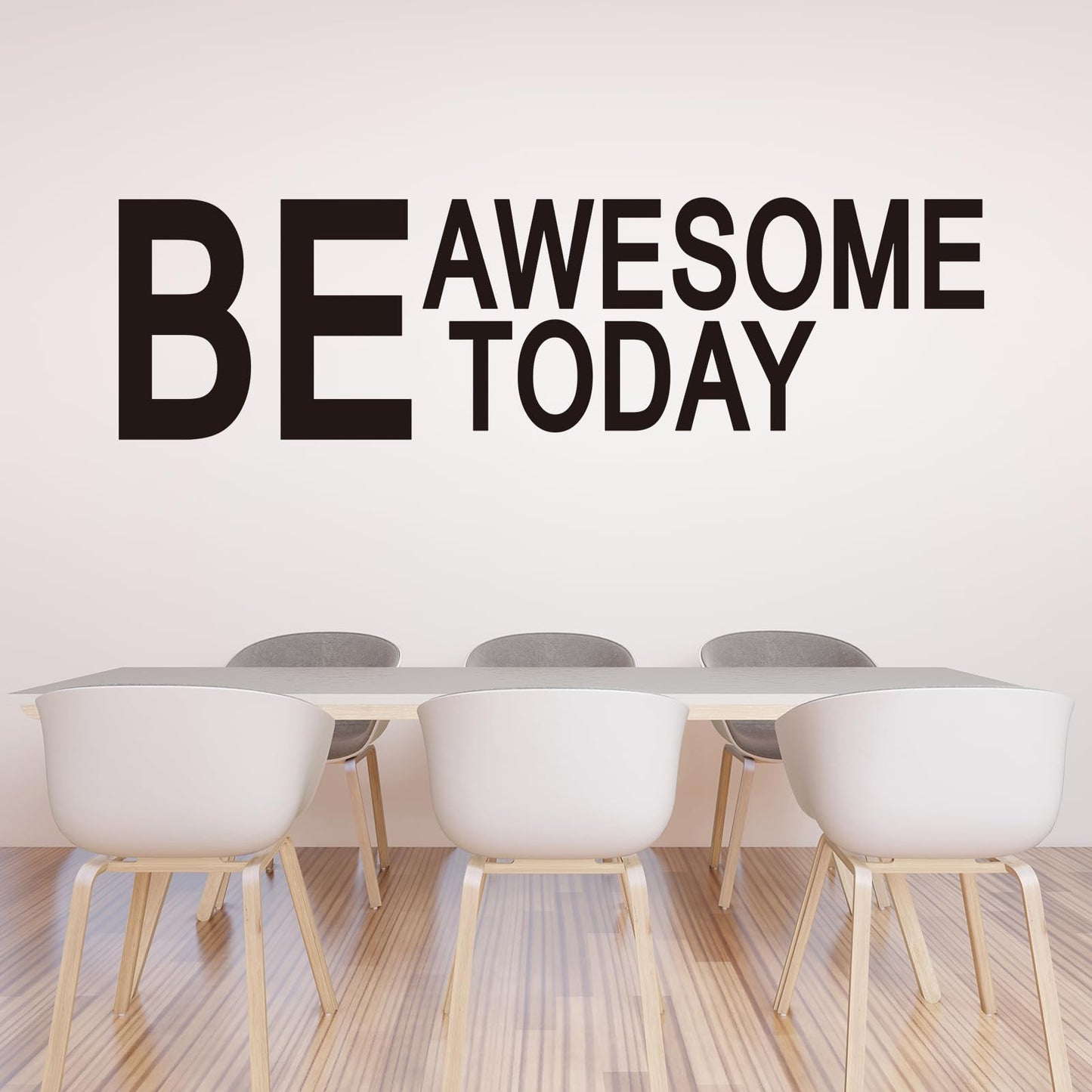 Inspirational Quotes Wall Decals for Gym: Office Motivational Positive Vinyl Art Wall Stickers for Classroom School Bedroom Living Room - Be Awesome Today 35" X 9.8" BST220
