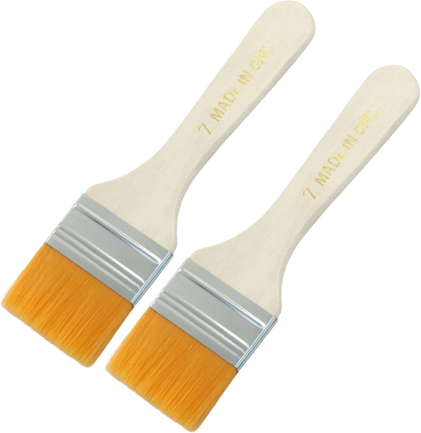 12Pcs 1.6Inch Durable Paint Brush, Soft Bristle Trim Painting Tool Small Paint Brushes, Nylon Bristle Painting Tool for Walls/Touch Up/Cabinets/Fences WN420