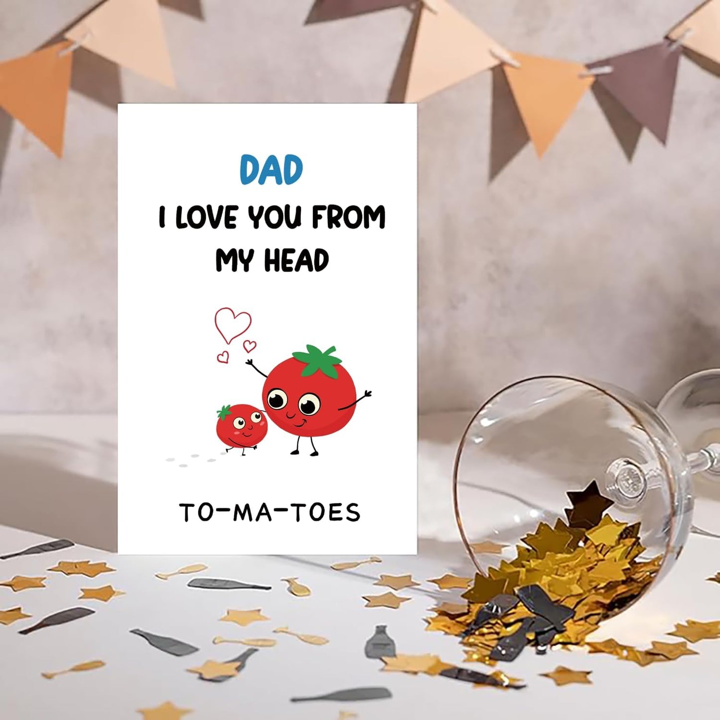 Funny Fathers Day Card for Dad Daddy Bonus Dad, Cute Cards for Fathers Day, Father's Day Cards from Son Daughter, Father's Day Cards Gift For Men Him BST202