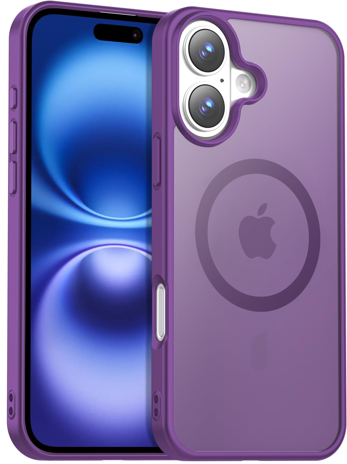 for iPhone 17 Pro Max Case Clear with Screen Protector, Compatible with Magsafe, Anti-Yellowing, Military-Grade Protection, Shockproof Slim Magnetic Phone Case Cover, Black WN420