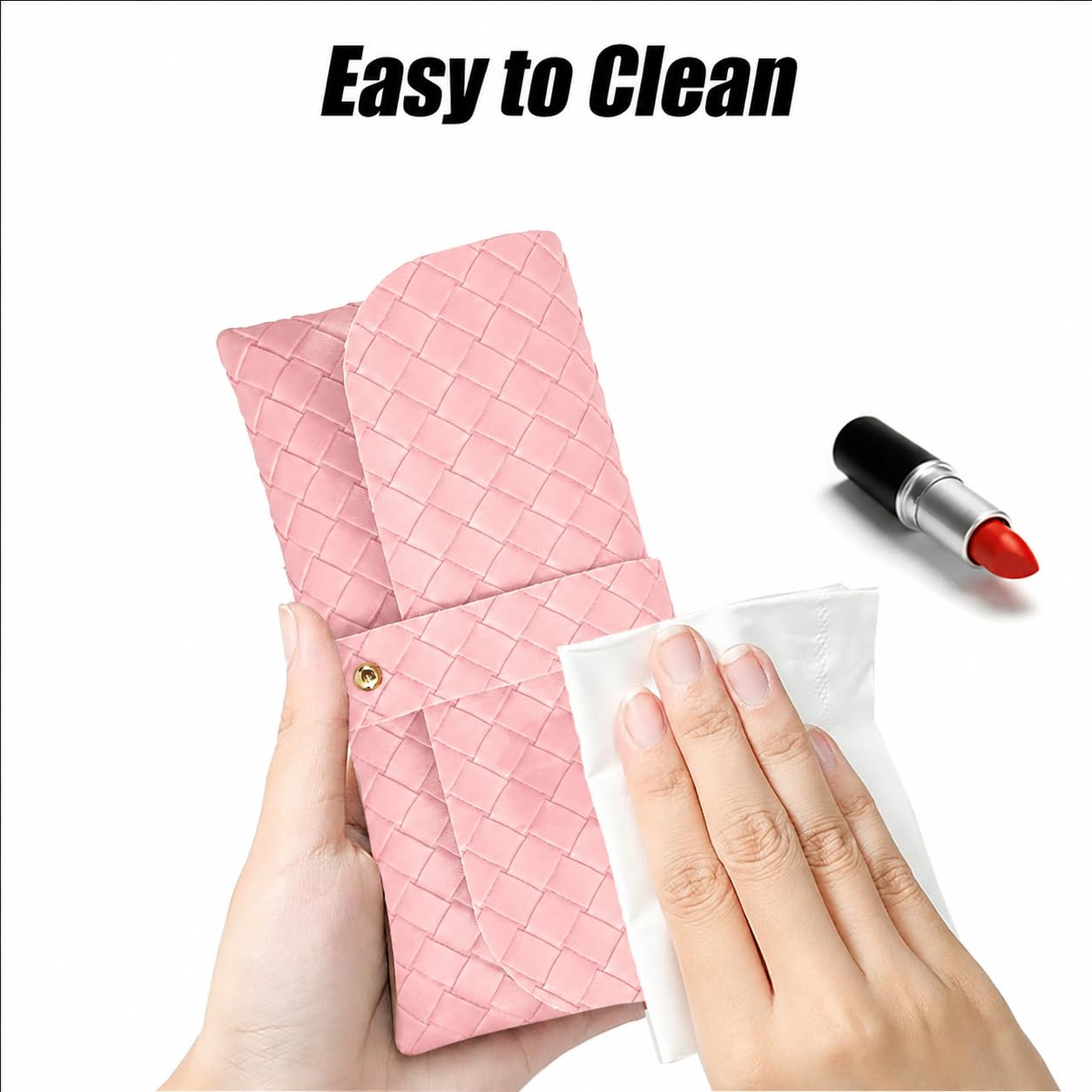 Glasses storage bag Travel sunglasses myopia glasses storage bag Fashion leather storage bag WN420