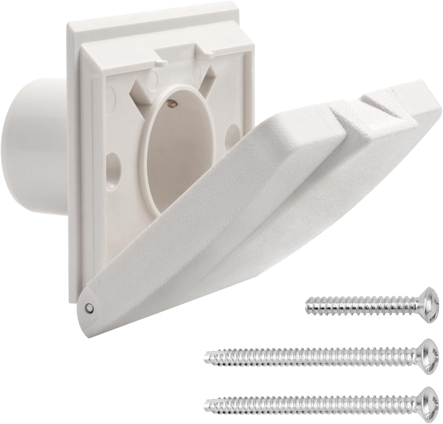 360W Wall Inlet for Broan-NuTone 360 Series Central Vacuum, White | Automatic Inlet Valve Cover for Broan NuTone Vac Cleaner System, Used with CH515 CH230L Hoses, CF361 CF361F Mounting Bracket BST326H