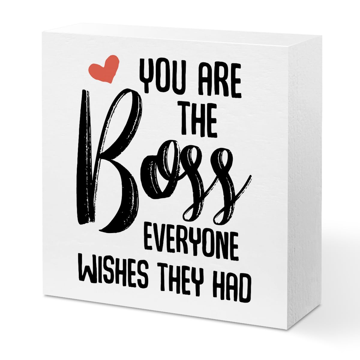 Inspirational Motivational Gifts Employee Appreciation Gifts Wood Box Sign | Daily Affirmations for Women, Little Reminders You are Enough Wooden Box Desk Decorative Sign for Office Desk Table Shelf BST202
