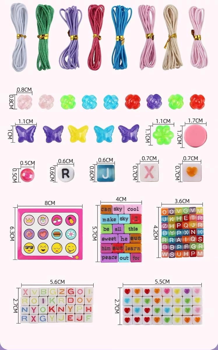 Emoticon Bracelet Making Kit for Kids 95-97