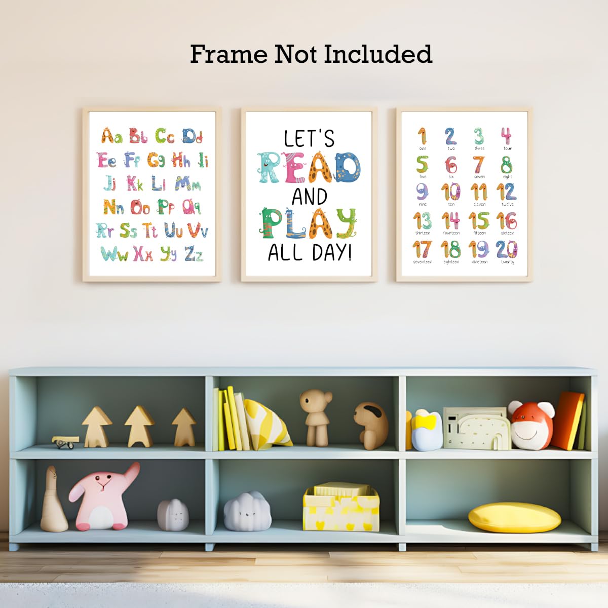 Positive Affirmations Posters for Kids,Inspirational Posters Prints Wall Art for Classroom Nursery Kids Room Home 11x14 Inch Unframed Set of 3 WN420