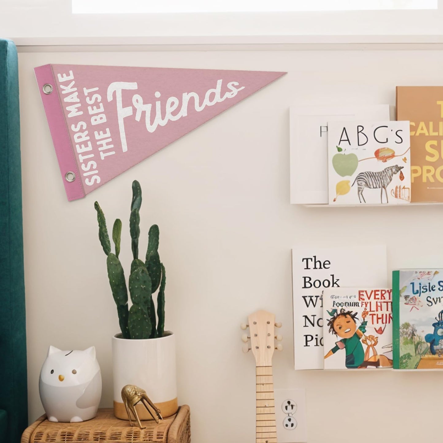 Boy Nursery Decor Pennant Banner Flags Decor, Playroom Essentials, Dude Felt Banner Wall Art Decor for Toddler Kids Room Nursery,Boy Playroom Decor 7.4x14 Inch BST326H