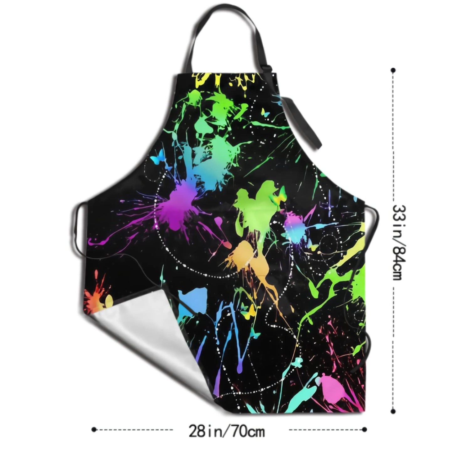 Giwawa Unisex Adult Apron Waterproof Stain Resistant Kitchen Cooking Apron with 2 Pockets for BBQ Grill Painting BST326H
