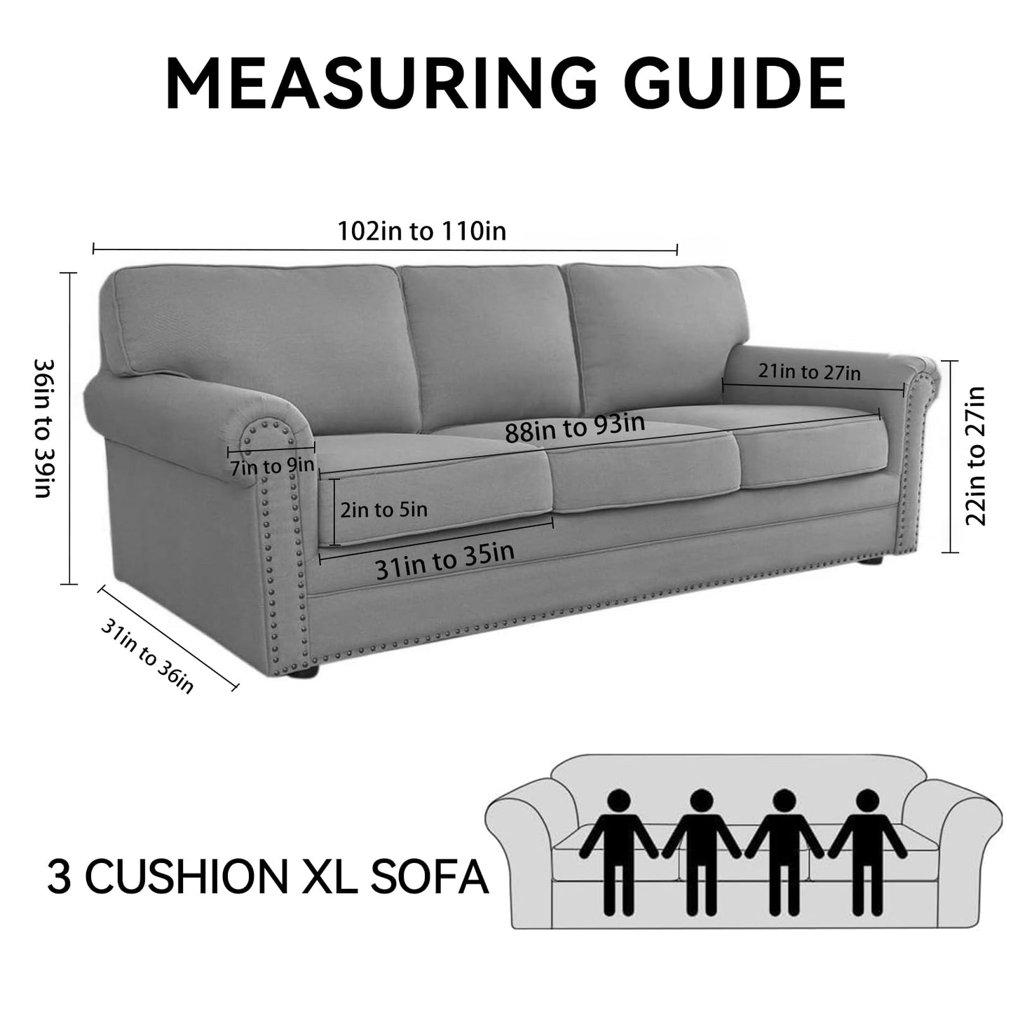 Waterproof Chair Cover with Arms 2-Piece Set Striped Slipcover for 1 Separate T Cushion Couch - TPU Fabric Armchair Covers Leakproof Couch Protector for Kids, Pets(Chair, Beige) BST220