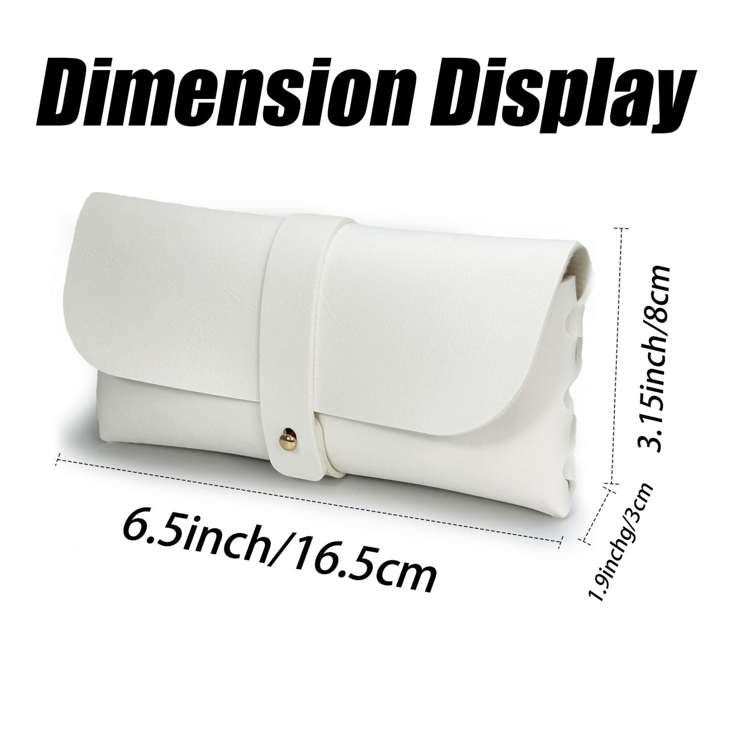Glasses storage bag Travel sunglasses myopia glasses storage bag Fashion leather storage bag WN420