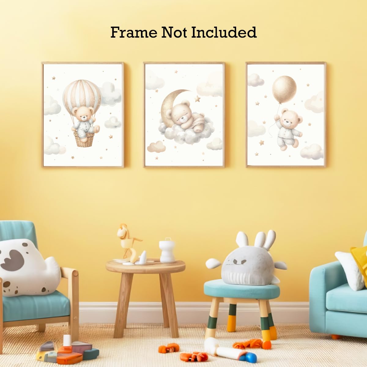 Positive Affirmations Posters for Kids,Inspirational Posters Prints Wall Art for Classroom Nursery Kids Room Home 11x14 Inch Unframed Set of 3 WN420