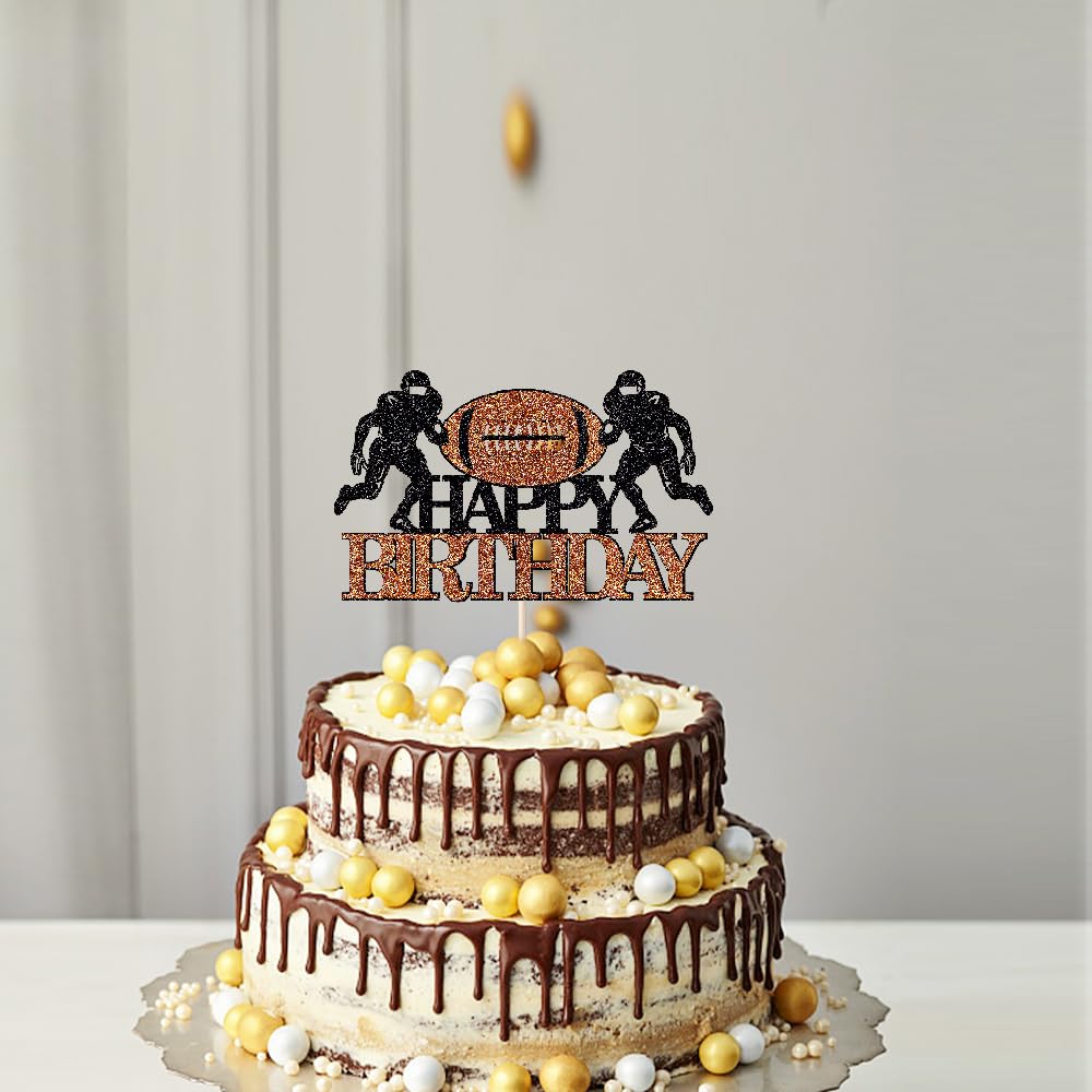 Music Happy Birthday Cake Topper，Roll Music Cake Decor Hip Hop Dancing Ball Cake Decorations，Guitar Note Birthday Party Supplies BST220