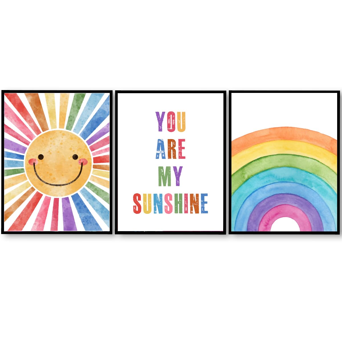 Positive Affirmations Posters for Kids,Inspirational Posters Prints Wall Art for Classroom Nursery Kids Room Home 11x14 Inch Unframed Set of 3 WN420
