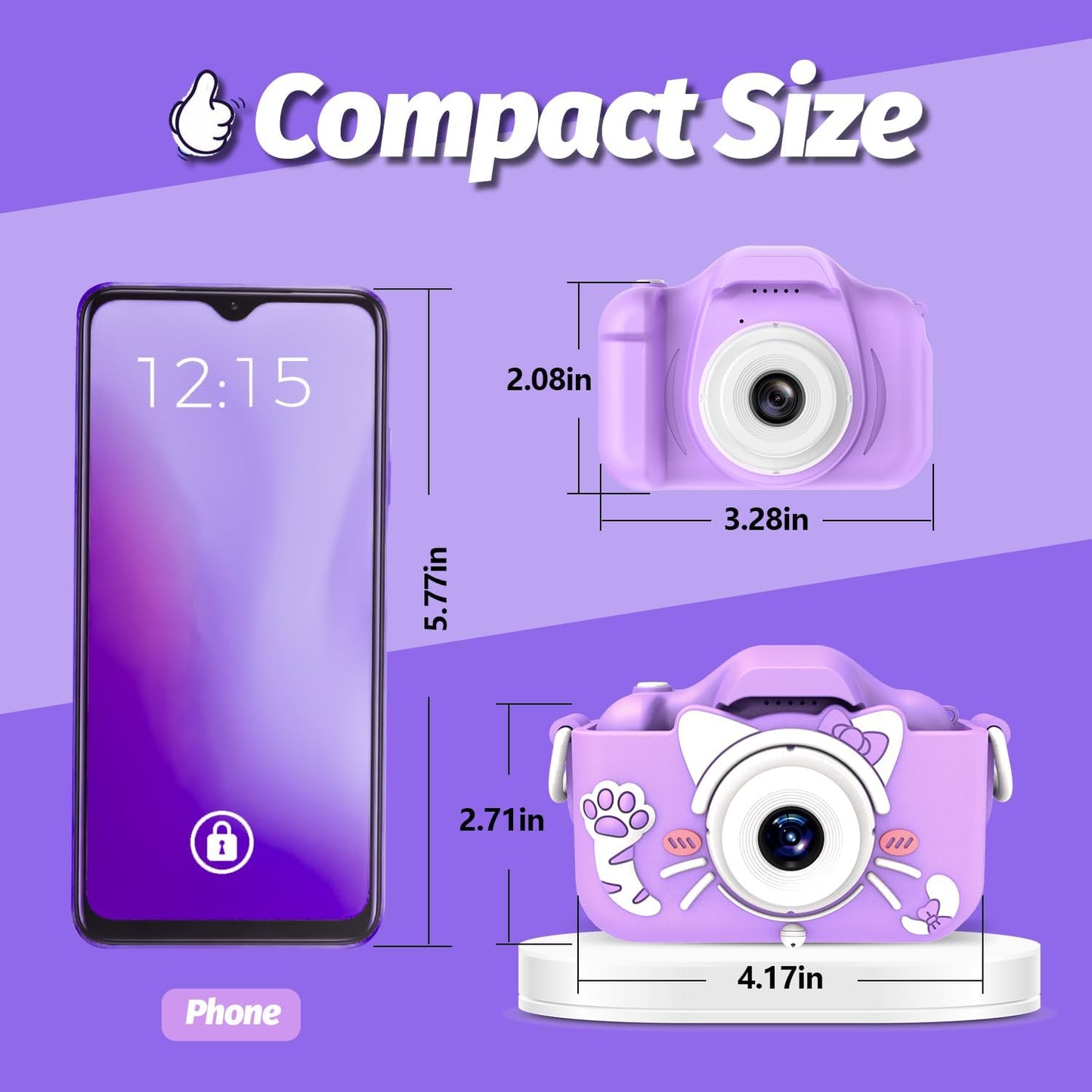 Kids Camera Toys for 3-8 Year Old Girls Boys 7071