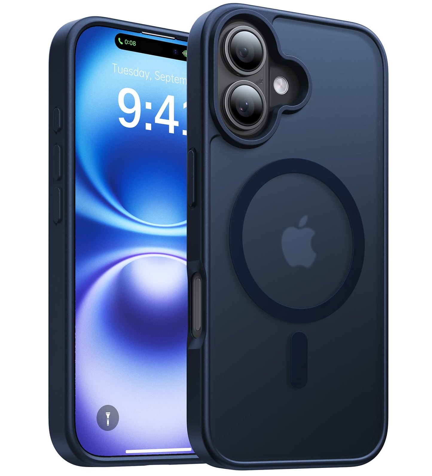 Magnetic for iPhone 17 Pro Max Case,[Anti-Slip][Compatible with MagSafe][Military Grade Drop Protection] Shockproof Protective Translucent Phone Case for iPhone 17 Pro Max Case,Wine Red WN420