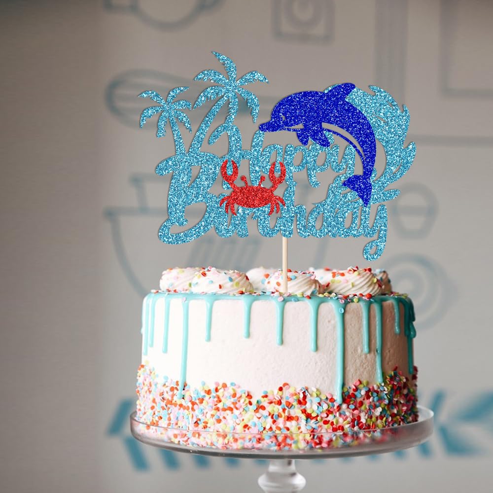 Music Happy Birthday Cake Topper，Roll Music Cake Decor Hip Hop Dancing Ball Cake Decorations，Guitar Note Birthday Party Supplies BST220