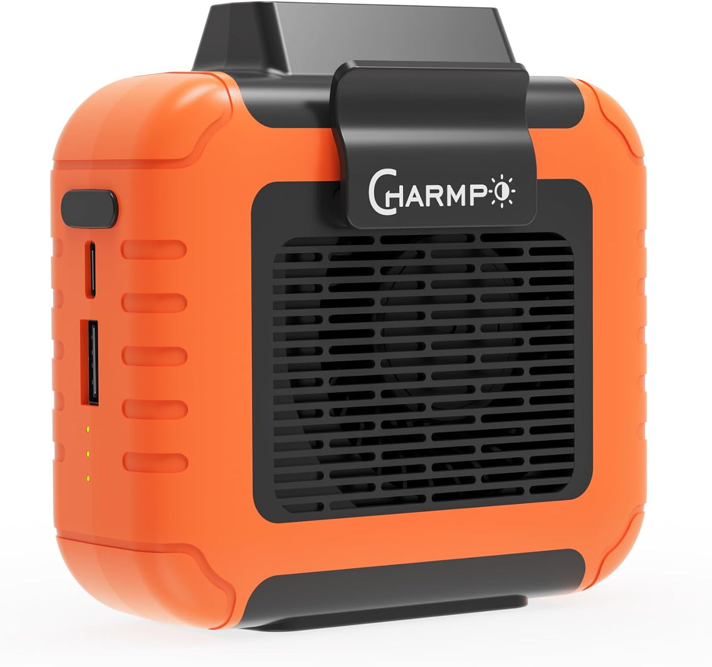 Portable Waist Fan - 6000mAh Battery, 3 Speeds, Strong Airflow, Up to 16 Hours Working Time, Portable Hands-Free Cooling Belt Clip Fan for Construction Workers, Couriers, and Campers BST202