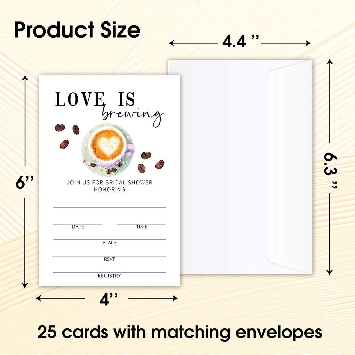 50 Years Anniversary Bridal Shower Invitations Cards, Set of 25 Gold Foil Floral Fill in Style 50th Year Wedding Invites Cards with Envelopes for Couples Marriage Party Supplies-T05 WN420