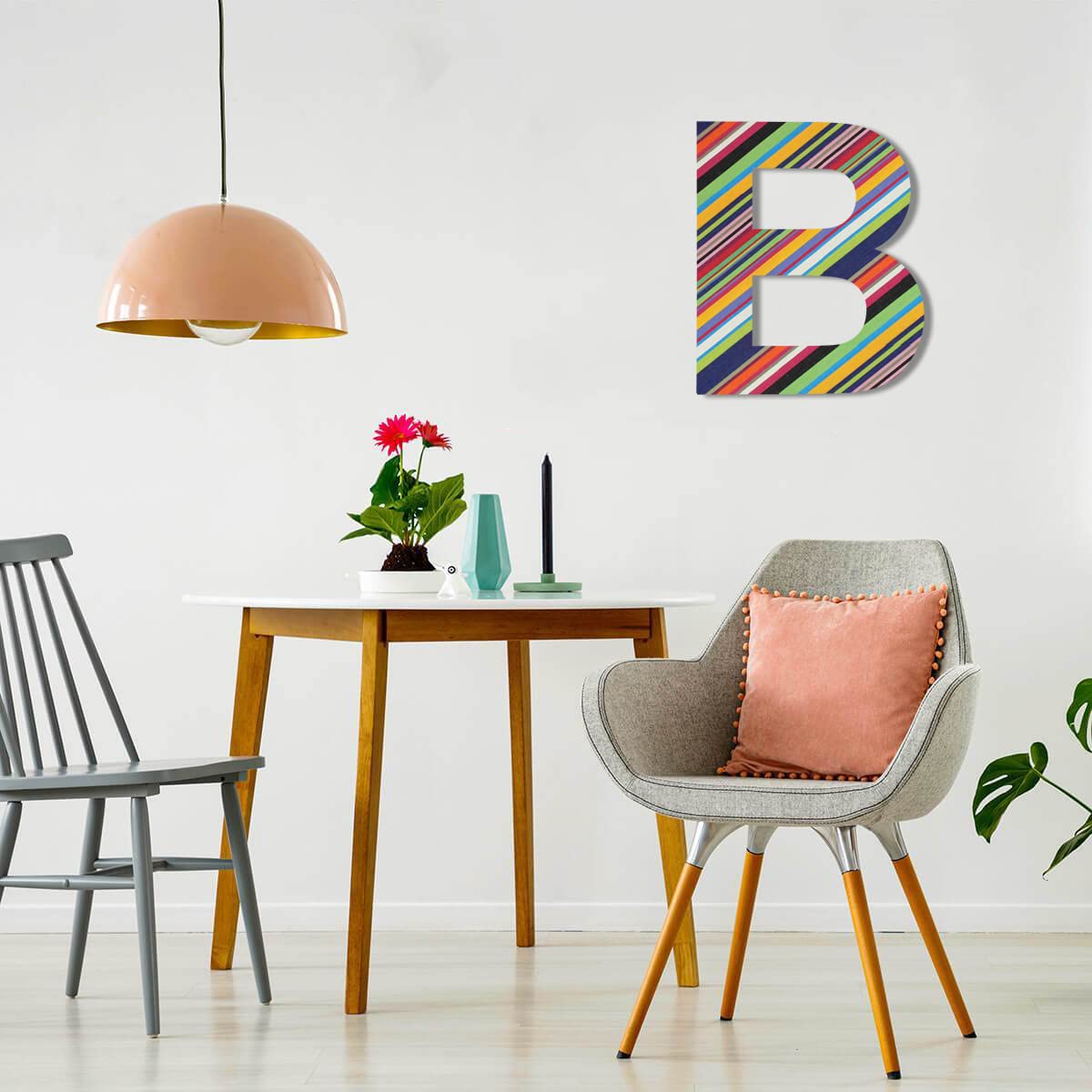 12 Inch Wooden Letter X, 1/4 Inch Thick Large Unfinished Wood Letter for Home Wall Decor, DIY Crafts BST220