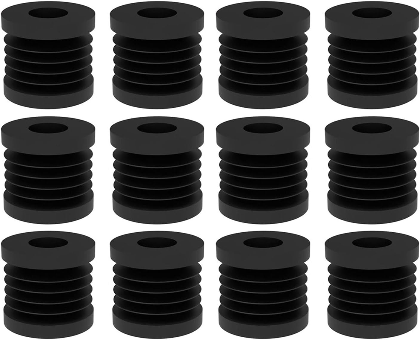 LIANXUE 3D Printer Anti Vibration Feet for Bambu Lab X1 Series and P1P Universal Rubber Foot Anti-Slip Rubber Shock Pad Silicone BST220