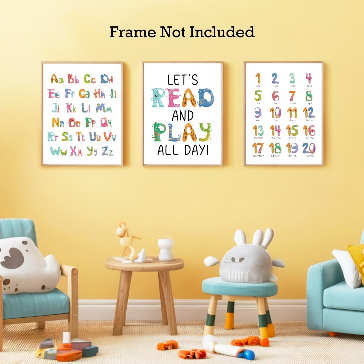 Positive Affirmations Posters for Kids,Inspirational Posters Prints Wall Art for Classroom Nursery Kids Room Home 11x14 Inch Unframed Set of 3 WN420