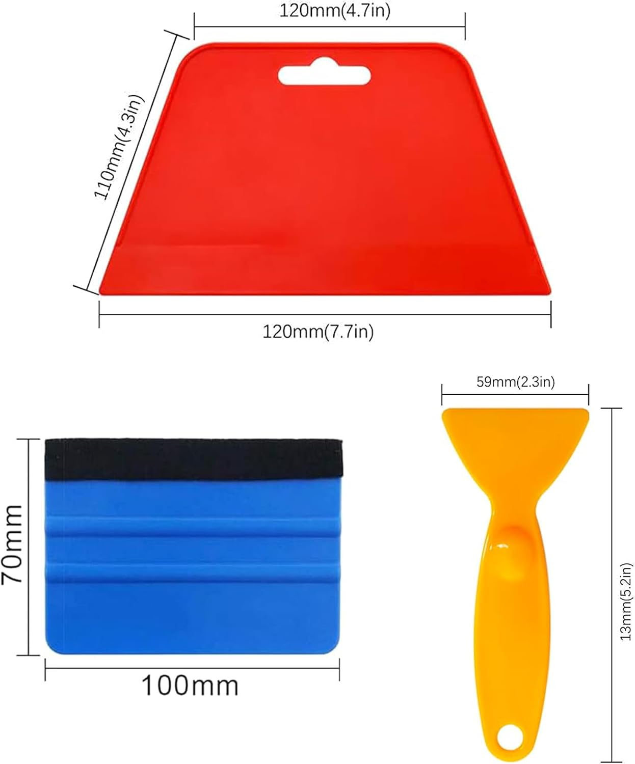Safiyya Wallpaper Smoothing Tool Kit for Applying Peel and Stick Wallpaper, Contact Paper, Shelf Liners, Vinyl, Backsplash, Window Film WN420