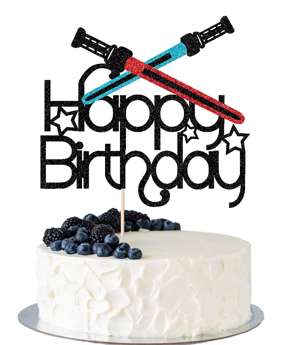 Music Happy Birthday Cake Topper，Roll Music Cake Decor Hip Hop Dancing Ball Cake Decorations，Guitar Note Birthday Party Supplies BST220