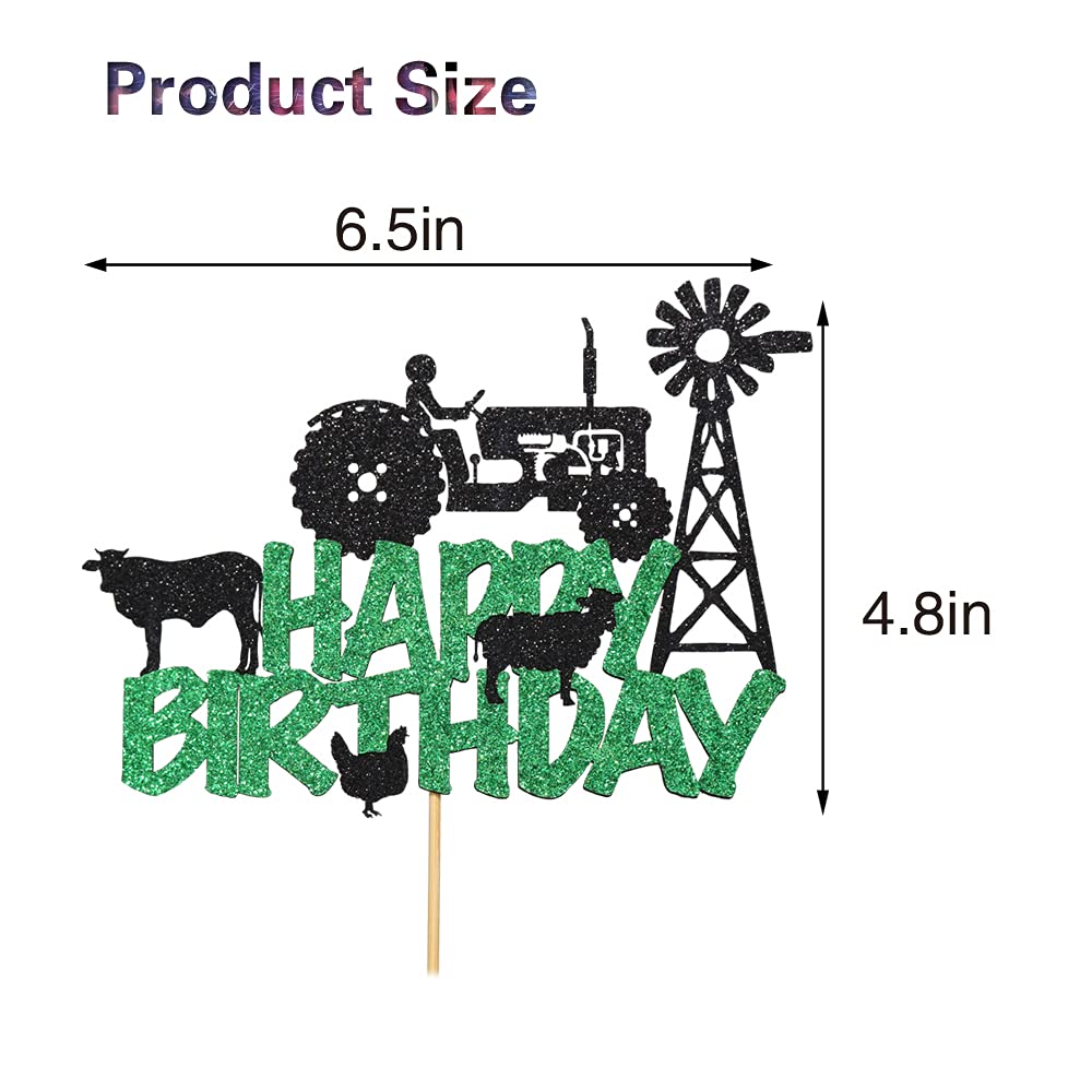Music Happy Birthday Cake Topper，Roll Music Cake Decor Hip Hop Dancing Ball Cake Decorations，Guitar Note Birthday Party Supplies BST220