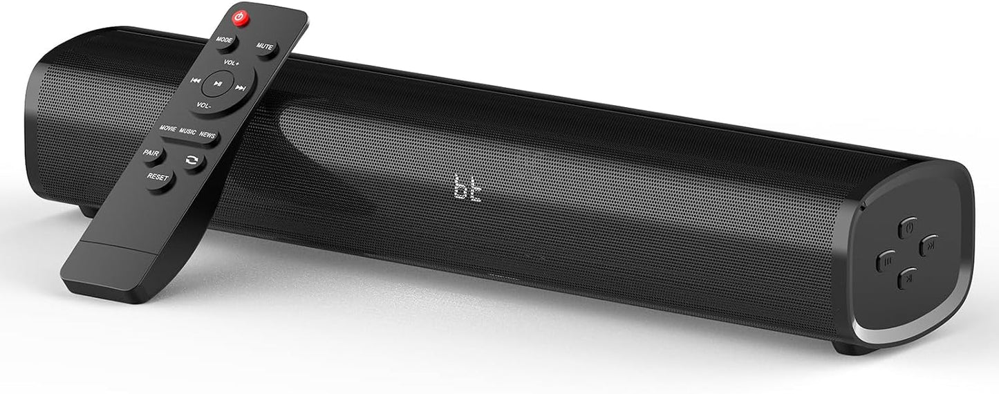 HDMI Sound Bar Smart TV, Home Theater Surround Sound Bars, TV Speakers Sounds Bar Bluetooth HDMI AUX OPT COAX USB Home Audio Surrounds Sounds System For PC Projector Game Movie/Music/News, Black DD1210