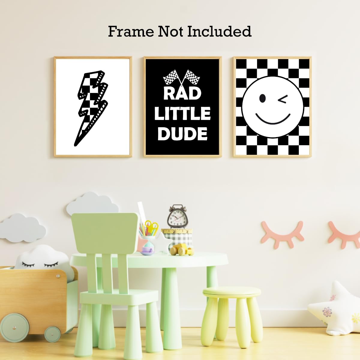 Positive Affirmations Posters for Kids,Inspirational Posters Prints Wall Art for Classroom Nursery Kids Room Home 11x14 Inch Unframed Set of 3 WN420